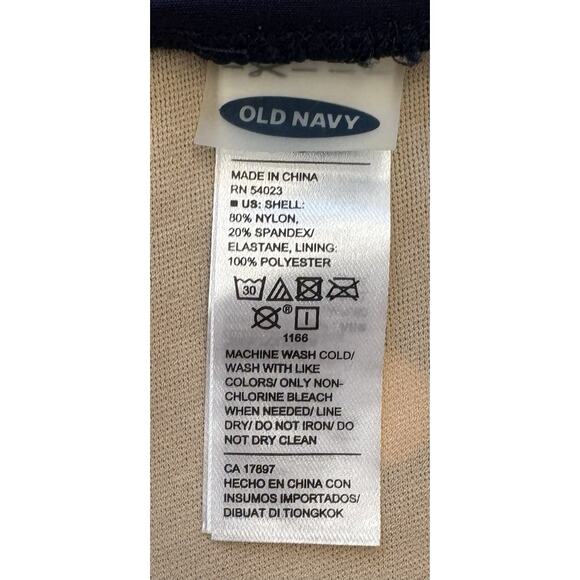 Old Navy Women’s Navy Blue Polka Dot Bikini Bottom Size Large NWT - Picture 2 of 3